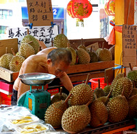 Venditore di durian